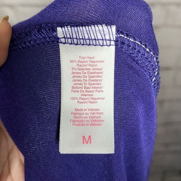 NWT Oscar de la Renta Pink Label Blue Tank Size Medium - Picture 7 of 7